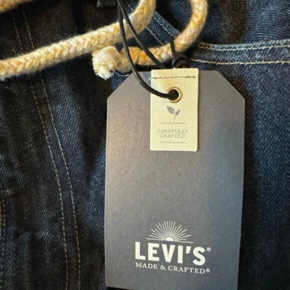 Levi's Women Made and Crafted Barrel Crop Relaxed Fit Ankle length NWT Size 31 - Picture 5 of 14